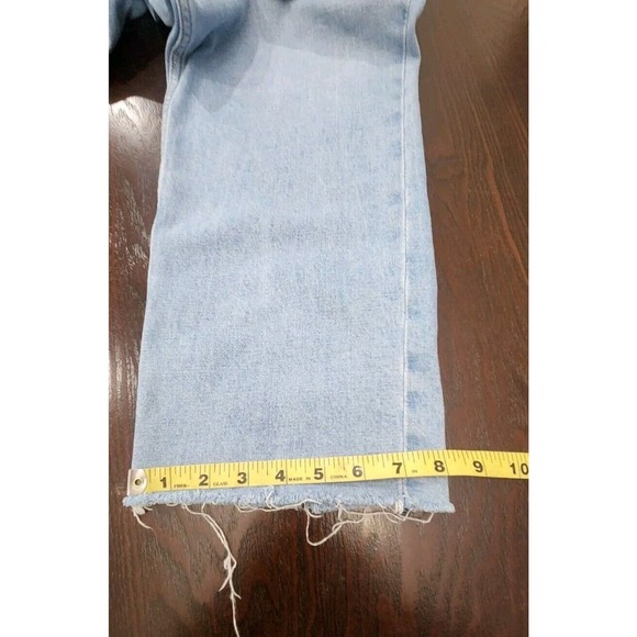 Abercrombie & Fitch 36/22 Ultra High Rise‎ 90s Straight Criss Cross Curve Jeans - Picture 11 of 13